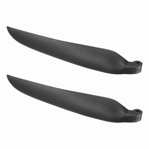 sourcing map RC Gleiter-Propeller-Ersatzklingen, 30,5 x 15,2 cm, zusammenklappbare Propeller-Nylonblätter für Spinner D28-D48 mm, RC-Gleiter, Flugzeug-Requisiten, Ersatz (Schwarz, 1 Paar) von sourcing map
