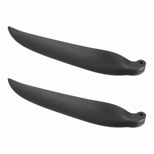 sourcing map RC Gleiter-Propeller-Ersatzklingen, 30,5 x 17,8 cm, RC Faltpropeller, Nylonklingen, Teile für Spinner D28-D48 mm, RC-Gleiter, Flugzeug-Requisite, Ersatz (Schwarz, 1 Paar) von sourcing map