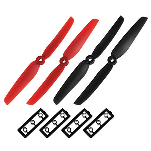 sourcing map RC Propeller 6030 CW CCW 2-Flügel für Quadcopter Hexacopter Multirotor mit Adapter Ring 6x3 Inch Schwarz Rot 2 Paar sourcing map RC Propeller 6030 CW CCW 2-Flügel für Quadcopter Hexacopter Multirotor mit Adapter Ring 6x3 Inch Schwarz Rot 2 Paar von sourcing map