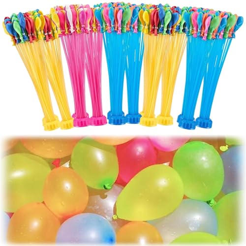 Rapid-Fill Selbstdichtende Wasserballons - Keine Knoten erforderlich, Einfach zu Befüllen & Verwenden, Mehrfarbige Wasserbomben für Sommer Outdoor Partys, Gartenspiele, Hinterhof-Wasserschlachten Rapid-Fill Selbstdichtende Wasserballons - Keine Knoten erforderlich, Einfach zu Befüllen & Verwenden, Mehrfarbige Wasserbomben für Sommer Outdoor Partys, Gartenspiele, Hinterhof-Wasserschlachten von sovjoun