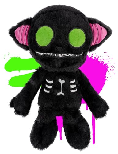 soxo Gus Fink Horror Kuscheltier Katze Plüschtier Hase Halloween Kuscheltiere Emo Plushie Schwarze Katze 1 von soxo