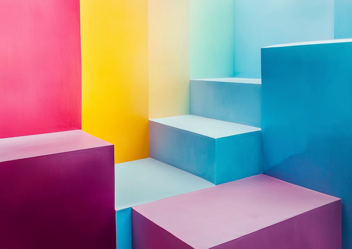 speedpuzzle.eu Mini-Puzzle 99 Teile – Gradient Blocks - speedpuzzle.eu Mini-Puzzle 99 Teile – Gradient Blocks - von speedpuzzle.eu