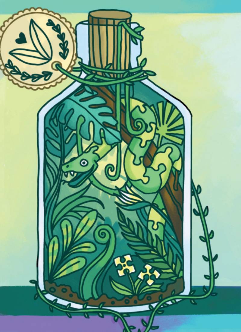 speedpuzzle.eu Mini-Puzzle 99 Teile – Bottled Biomes (Jungle) - speedpuzzle.eu Mini-Puzzle 99 Teile – Bottled Biomes (Jungle) - von speedpuzzle.eu