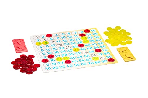 Wissner aktiv lernen 200030.IMP - RE Plastic Mathespiel Kleines Einmaleins, Lernspiel für Kinder, spielerisch das 1 x 1 lernen, zum Üben und Festigen mit Lösungstabelle von WISSNER