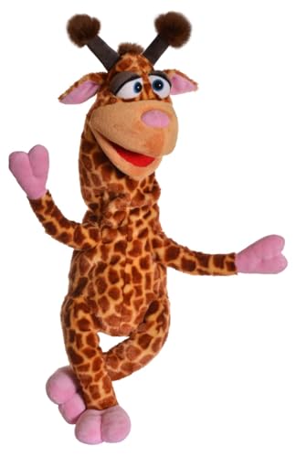 Living Puppets Eberhardt Flatsch Giraffen-Handpuppe, 55 cm, ab 3 Jahre von spielgezeug