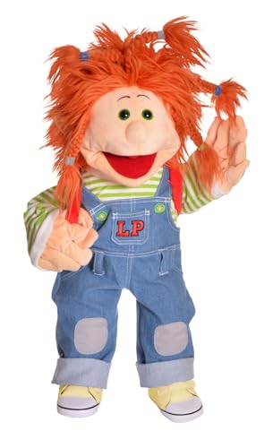 Living Puppets Handpuppe, 65 cm, rote Haare, Klappmaulprinzip von spielgezeug