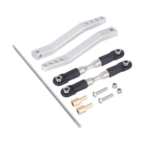 1/10 RC Car Anti Sway Bar Anti Roll Set für Yeti -10 Crawler RC Hobby Car Model DIY Ersatz - Silber von sporful