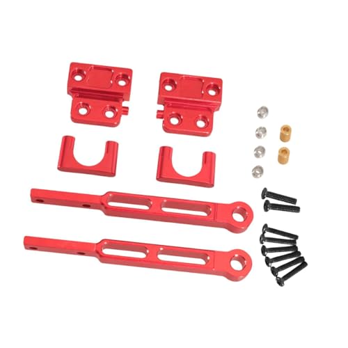 1/12 Rahmen Chassis Upgrade Kit Aluminiumlegierung RC Hinterachse Metallteile für MN82Pro MN82 MN82S RC Fahrzeug - Rot 1/12 Rahmen Chassis Upgrade Kit Aluminiumlegierung RC Hinterachse Metallteile für MN82Pro MN82 MN82S RC Fahrzeug - Rot von sporful