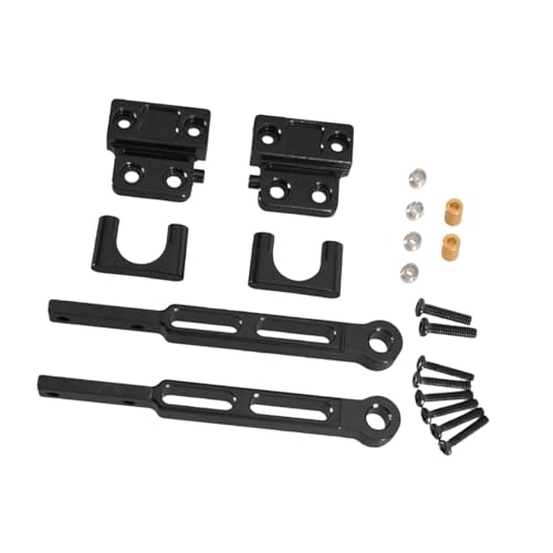 1/12 Rahmen Chassis Upgrade Kit Aluminiumlegierung RC Hinterachse Metallteile für MN82Pro MN82 MN82S RC Fahrzeug - Schwarz 1/12 Rahmen Chassis Upgrade Kit Aluminiumlegierung RC Hinterachse Metallteile für MN82Pro MN82 MN82S RC Fahrzeug - Schwarz von sporful