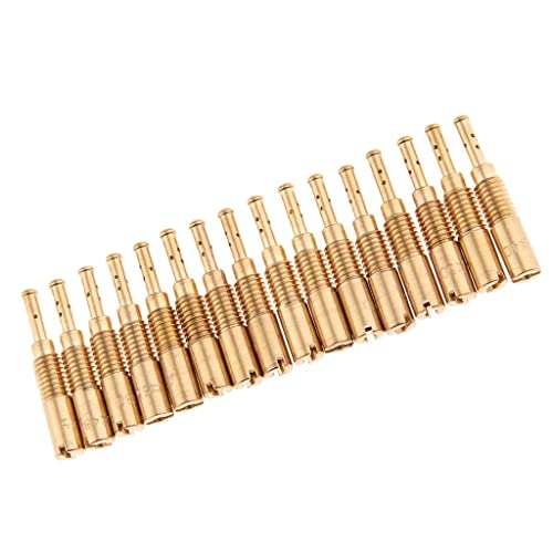 16X Vergaser Slow Jet für Vergaser PZ19 PB16 PB18 PB20 30-60 Kupferdüsen M5 Gewinde 16X Vergaser Slow Jet für Vergaser PZ19 PB16 PB18 PB20 30-60 Kupferdüsen M5 Gewinde von sporful