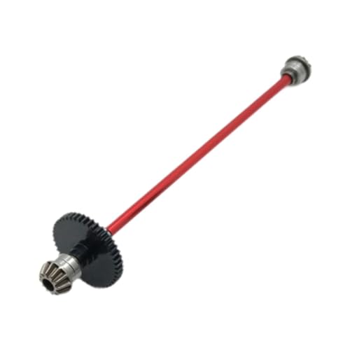 Antriebswelle, robust, einfach zu installieren, ferngesteuertes Auto, zentrale Getriebewelle, Ersatz für Wltoy Maßstab 1/14, Rot von sporful