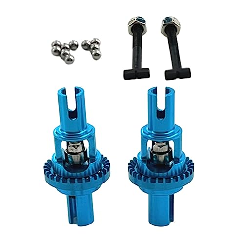 Differentialzubehör aus Metall, vorne und hinten, Upgrade für Wltoys 1/28 284161 284010 284131 K989 K969 RC Modellauto, Blau, 2 Stück von sporful