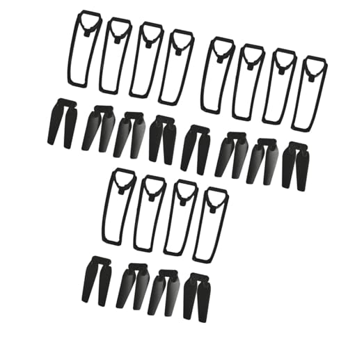 E88Pro E88 Drohnen-Ersatzpropeller mit Schutzvorrichtungen – 4 Propeller 4 Schutzhüllen – leichte Klappklingen mit hoher Härte – 3er-Set von sporful