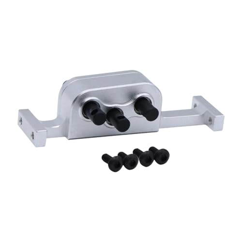 Getriebegehäuse, RC-Chassis-Teil, Maßstab 1:10, 5 mm, Stahlschaft, Aluminiumlegierung, DIY-Kit für Rock Crawler, Silber Getriebegehäuse, RC-Chassis-Teil, Maßstab 1:10, 5 mm, Stahlschaft, Aluminiumlegierung, DIY-Kit für Rock Crawler, Silber von sporful