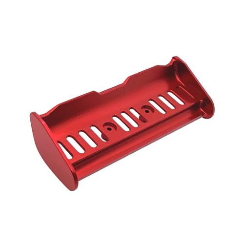 RC Auto Spoiler Heckflügel aus Aluminium für M162 M163 16207 16208 16209 16210 14209 142101 Maßstab 1/16 Modellautos und LKW, Rot von sporful