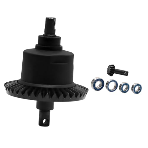 RC Car Differential Kit 37T-13T Übersetzung Metall Ersatzteil Kompatibel mit Slash Bandit Rally 1/10 Scale Fahrzeugen - Front Black von sporful