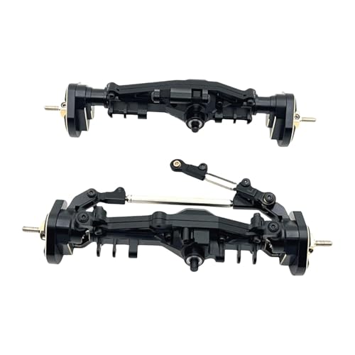 Vorder- und Hinterachse für H12Y H12Y+ H12P 1:12 RC Autoteile Aluminium Eisen CNC-gefrästes Ersatzachsen-Kit - Schwarz Vorder- und Hinterachse für H12Y H12Y+ H12P 1:12 RC Autoteile Aluminium Eisen CNC-gefrästes Ersatzachsen-Kit - Schwarz von sporful