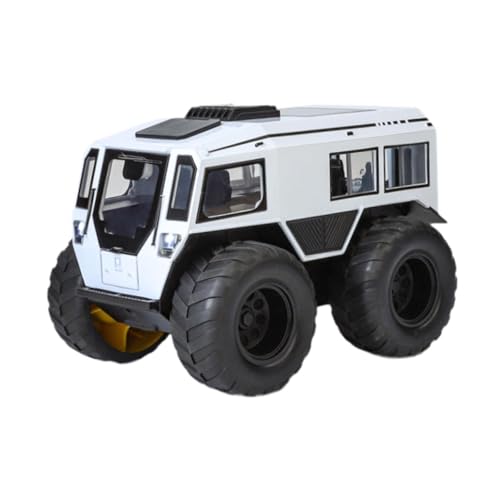 sporful 1/24 RC Crawler Auto Mini RC Rock Crawler Fernbedienung Fahrzeug 4WD Geländewagen mit Sound Licht für Kinder Erwachsene- Weiß von sporful