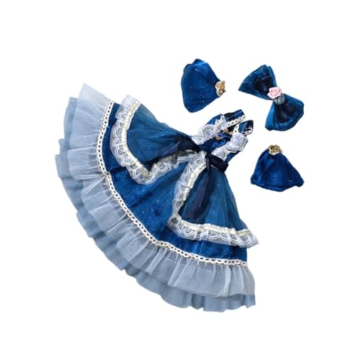 sporful 1/3 BJD Puppe Prinzessin Kleid Outfit Lolita Fashion Kostüm für 60 cm Puppen Foto Requisiten Geschenk, Dunkelblau sporful 1/3 BJD Puppe Prinzessin Kleid Outfit Lolita Fashion Kostüm für 60 cm Puppen Foto Requisiten Geschenk, Dunkelblau von sporful