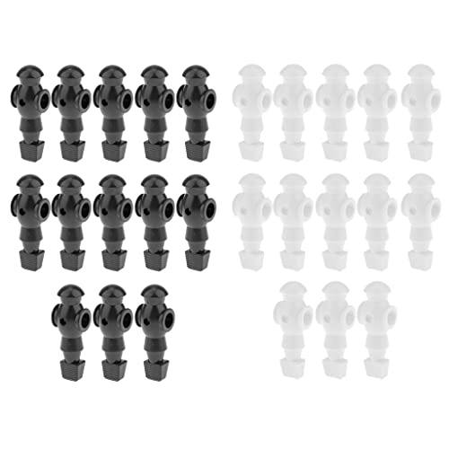 sporful 26X Dynamo Foosball Men Ersatzset für Tischfußball Spiel - Standard 5/8 Zoll Ruten - Weiß und Schwarz sporful 26X Dynamo Foosball Men Ersatzset für Tischfußball Spiel - Standard 5/8 Zoll Ruten - Weiß und Schwarz von sporful