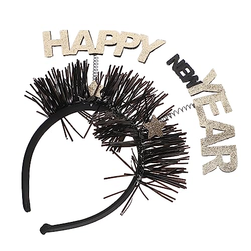 sporful Goldenes Happy New Year Stirnband für Party Festivals und Events sporful Goldenes Happy New Year Stirnband für Party Festivals und Events von sporful