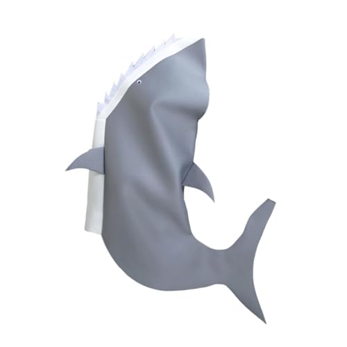 sporful Haifisch-Kostüm für Erwachsene, grauer Cosplay-Anzug, Karneval, Party, Halloween, Verkleidung, Tier-Outfit sporful Haifisch-Kostüm für Erwachsene, grauer Cosplay-Anzug, Karneval, Party, Halloween, Verkleidung, Tier-Outfit von sporful
