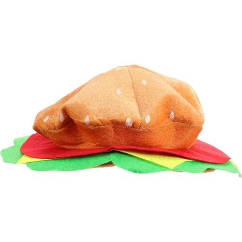sporful Hamburgerhut für Partys, Cosplay, Foto-Requisiten, lustiges Kostüm, Kopfbedeckung sporful Hamburgerhut für Partys, Cosplay, Foto-Requisiten, lustiges Kostüm, Kopfbedeckung von sporful