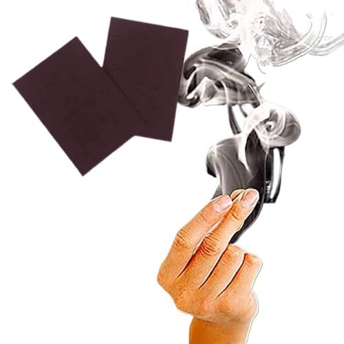 sporful Magisches Rauchpapier, magische Requisiten, Trick-Finger, Rauchrequisite, Finger, Rauch, Zaubertrick, Finger, Rauch, Hell's Smoke Stuffs, Fantasy-Requisiten, 7 x 10 cm, 20 Stück sporful Magisches Rauchpapier, magische Requisiten, Trick-Finger, Rauchrequisite, Finger, Rauch, Zaubertrick, Finger, Rauch, Hell's Smoke Stuffs, Fantasy-Requisiten, 7 x 10 cm, 20 Stück von sporful