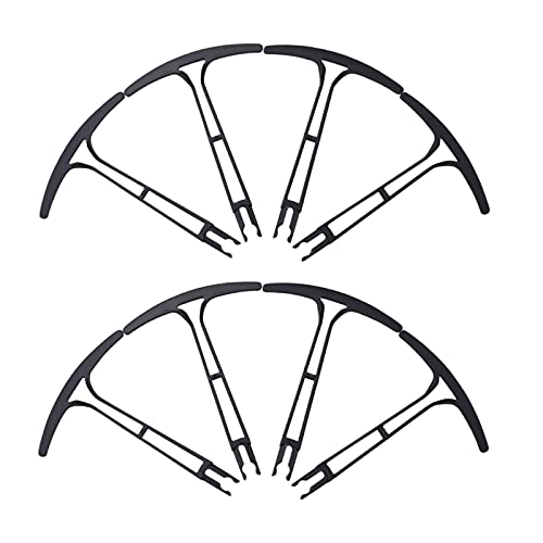 sporful RC-Propeller-Stoßstangenschutzabdeckung für HS175 D65 SYMA X500 X30 Z6 RC Drohne, Schwarz, 10 x 10 x 1 cm, 8 Stück von sporful