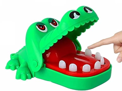 srn Krokodil beim Zahnarzt, Spiel, Geschicklichkeitsspiel, für Kinder, Familienspiel, Partyspiel, Plastik, für Mädchen & Jungen, Geschenk, von srn