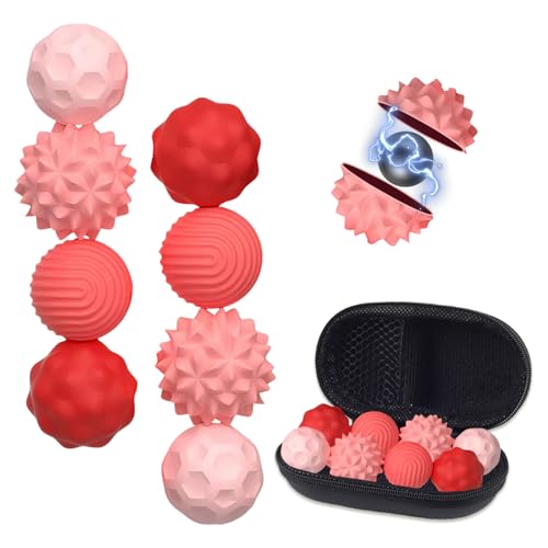 Fidget-Spielzeug, strukturiertes Silikon, taktile sensorische Bälle, Silikonschale, Stressabbau, Spielzeug für Erwachsene und Jugendliche, für Finger, Hände bei Angst, Autismus, Verspannungen (Rosa) Fidget-Spielzeug, strukturiertes Silikon, taktile sensorische Bälle, Silikonschale, Stressabbau, Spielzeug für Erwachsene und Jugendliche, für Finger, Hände bei Angst, Autismus, Verspannungen (Rosa) von starfa lab
