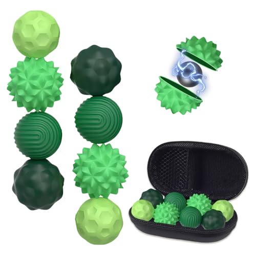 Fidget-Spielzeug, strukturiertes Silikon, taktile sensorische Bälle, Silikonschale, Stressabbau-Gadgets, Spielzeug für Erwachsene und Jugendliche, für Finger, Hände bei Angst, Autismus, Verspannungen Fidget-Spielzeug, strukturiertes Silikon, taktile sensorische Bälle, Silikonschale, Stressabbau-Gadgets, Spielzeug für Erwachsene und Jugendliche, für Finger, Hände bei Angst, Autismus, Verspannungen von starfa lab