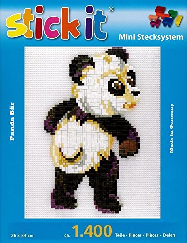 stickit Mini Stecksystem Panda Bär ca. 1.400 Teile Nr. 41056 von stickit