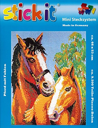 stickit Mini Stecksystem Pferd mit Fohlen ca. 9.500 Teile Nr. 41217 stickit Mini Stecksystem Pferd mit Fohlen ca. 9.500 Teile Nr. 41217 von stickit