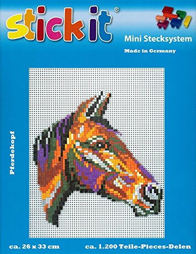 stickit Mini Stecksystem Pferdekopf ca. 1.200 Teile Nr. 41128 von stickit