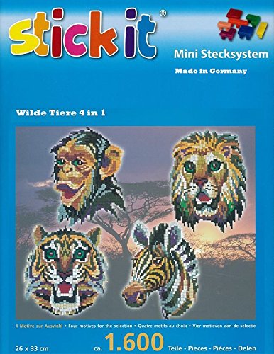 stickit Mini Stecksystem Wilde Tiere 4 in 1 ca. 1.600 Teile Nr. 41188 stickit Mini Stecksystem Wilde Tiere 4 in 1 ca. 1.600 Teile Nr. 41188 von stickit