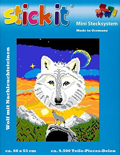 stickit Mini Stecksystem Wolf mit Nachleuchtsteinen ca. 9.500 Teile Nr. 41260 stickit Mini Stecksystem Wolf mit Nachleuchtsteinen ca. 9.500 Teile Nr. 41260 von stickit