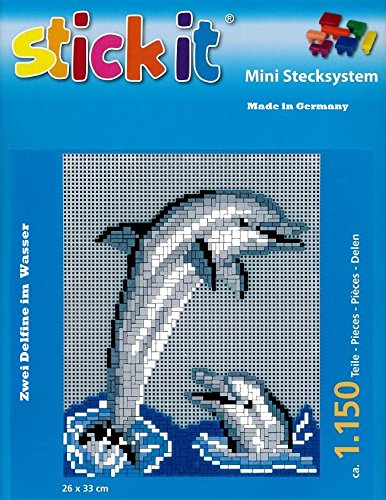 stickit Mini Stecksystem Zwei Delfine im Wasser ca. 1.150 Teile Nr. 41053 stickit Mini Stecksystem Zwei Delfine im Wasser ca. 1.150 Teile Nr. 41053 von stickit