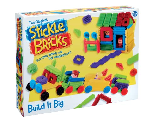 Stickle Bricks TCK02100 Build It Big Box, Einzelbett, Mehrfarbig von sticklebricks