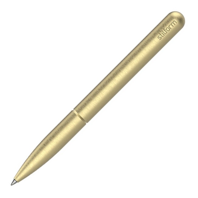stilform Kugelschreiber Pen Brass Messing Radial Brushed von stilform