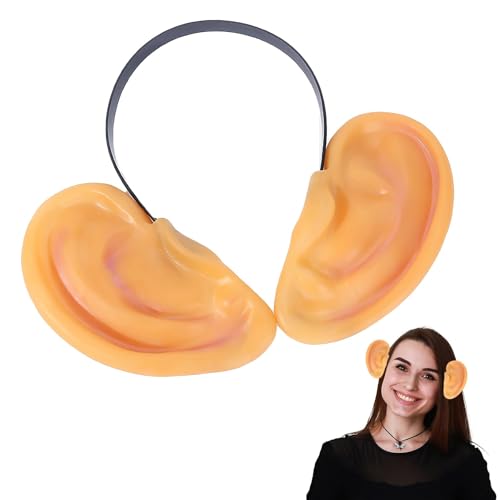 Haarreif mit großen Ohren, leicht zu reinigende Jumbo-Ohren, PVC-Kunststoff-Zubehör, Partyzubehör, langlebiges Simulations-Stirnband, geeignet für Erwachsene, Kinder, für Halloween-Kostüme, Haarreif mit großen Ohren, leicht zu reinigende Jumbo-Ohren, PVC-Kunststoff-Zubehör, Partyzubehör, langlebiges Simulations-Stirnband, geeignet für Erwachsene, Kinder, für Halloween-Kostüme, von strrng