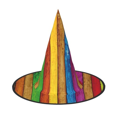 sttung Farbe Holzdruck Halloween Hexenhut - Oxford Tuch faltbar für Party/Karneval/Maskerade sttung Farbe Holzdruck Halloween Hexenhut - Oxford Tuch faltbar für Party/Karneval/Maskerade von sttung
