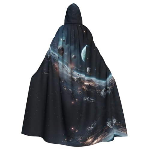 sttung Galaxie-Mond-Weltraum-Druck, Halloween-Kapuzenumhang für Erwachsene, Karneval, Hexenumhang, Kostüme, Party sttung Galaxie-Mond-Weltraum-Druck, Halloween-Kapuzenumhang für Erwachsene, Karneval, Hexenumhang, Kostüme, Party von sttung