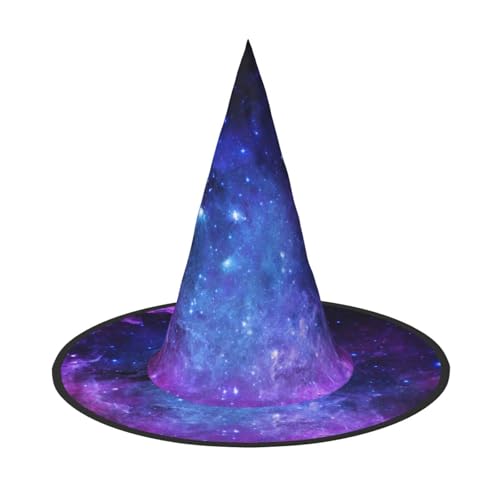 sttung Hexenhut mit Galaxie-Druck, Oxford-Stoff, faltbar, für Party/Karneval/Maskerade sttung Hexenhut mit Galaxie-Druck, Oxford-Stoff, faltbar, für Party/Karneval/Maskerade von sttung
