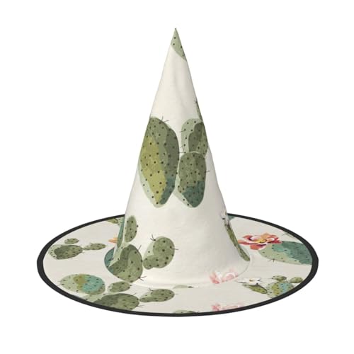 sttung Niedlicher Kaktus-Druck Halloween Hexenhut - Oxford Tuch faltbar für Party/Karneval/Maskerade sttung Niedlicher Kaktus-Druck Halloween Hexenhut - Oxford Tuch faltbar für Party/Karneval/Maskerade von sttung