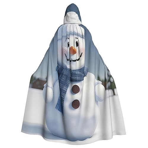 sttung Niedlicher Schneemann-Umhang mit Kapuze, Cosplay, Umhang für Erwachsene, Karneval, Hexenumhang, Kostüme, Party sttung Niedlicher Schneemann-Umhang mit Kapuze, Cosplay, Umhang für Erwachsene, Karneval, Hexenumhang, Kostüme, Party von sttung