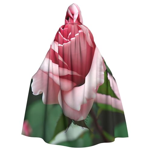 sttung Rosenblüten-Druck, Halloween-Kapuzenumhang für Erwachsene, Karneval, Hexenumhang, Kostüme, Party sttung Rosenblüten-Druck, Halloween-Kapuzenumhang für Erwachsene, Karneval, Hexenumhang, Kostüme, Party von sttung