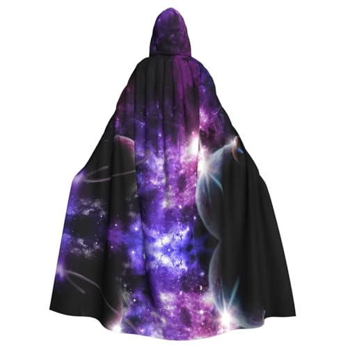sttung Umhang mit Kapuze, Galaxie-Himmel-Druck, für Erwachsene, Karneval, Hexenumhang, Kostüme, Party sttung Umhang mit Kapuze, Galaxie-Himmel-Druck, für Erwachsene, Karneval, Hexenumhang, Kostüme, Party von sttung
