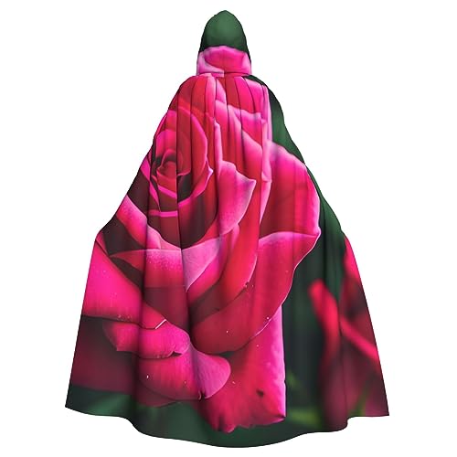 sttung Umhang mit Rosen-Blumendruck, Cosplay, mit Kapuze, für Erwachsene, Karneval, Hexenumhang, Kostüme, Party sttung Umhang mit Rosen-Blumendruck, Cosplay, mit Kapuze, für Erwachsene, Karneval, Hexenumhang, Kostüme, Party von sttung