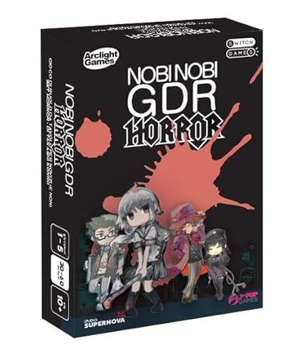 Studio Supernova - Nobi Nobi GDR Horror - Brettspiel für Anfänger und Nicht-Anfänger, 1-5 Spieler, 10+, italienische Ausgabe von studio supernova